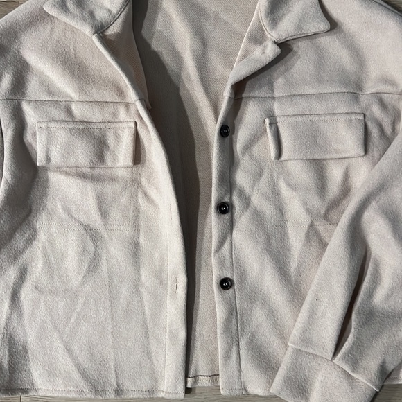 Cream Colored Shacket - Picture 2 of 6